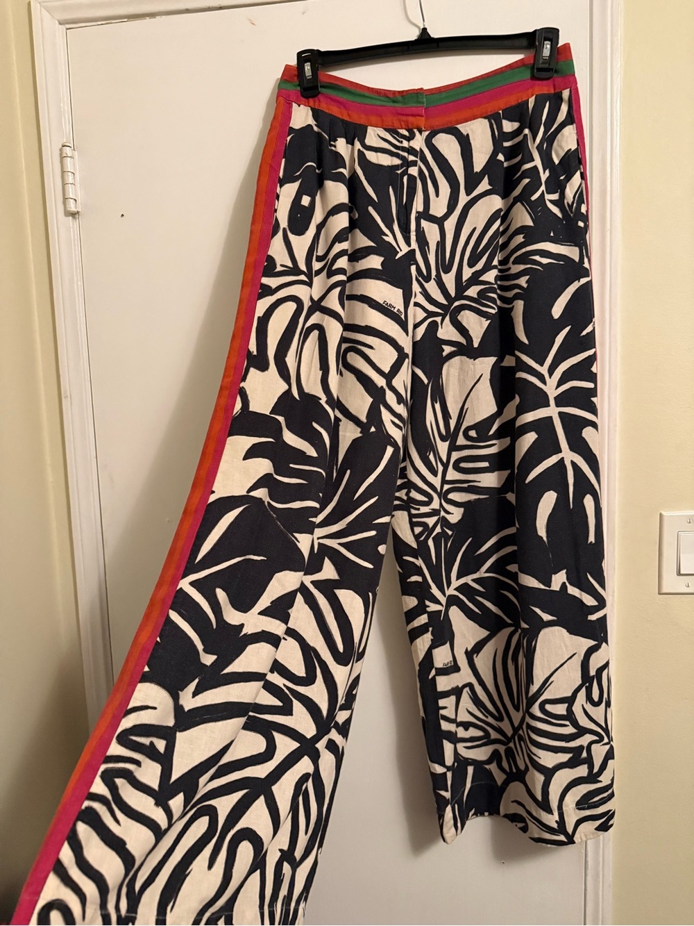 Farm Rio Wide-Leg Linen Pants - Picture 6 of 11
